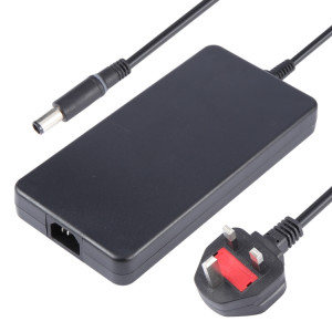 Adaptateur secteur pour ordinateur portable 240 W 19,5 V 12,3 A pour Dell 7,0 x 5,0 mm, prise : prise britannique SH41031850-20